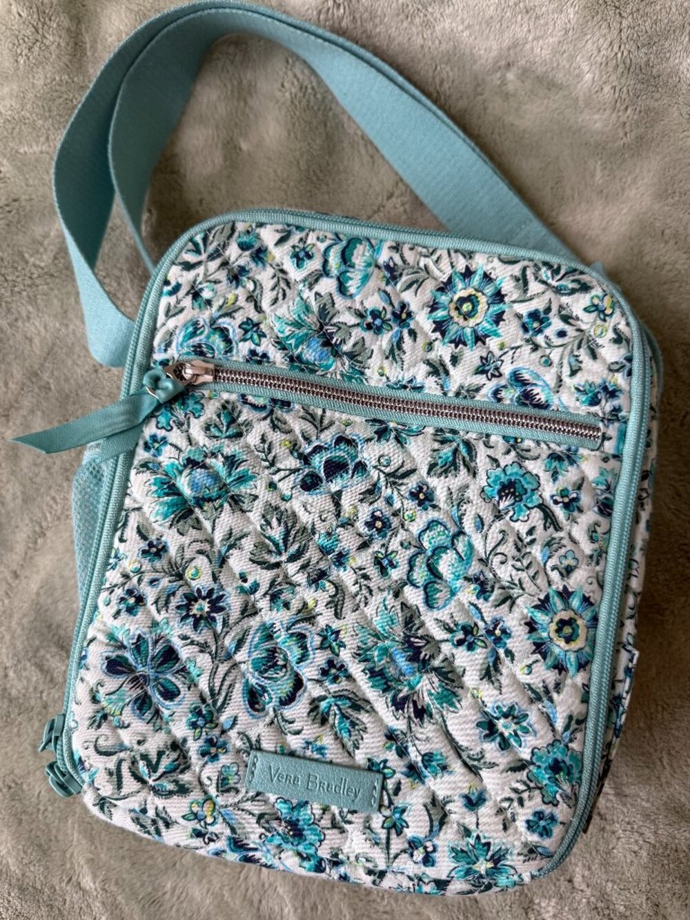 Vera Bradley Deluxe Lunch Bunch Cloud Vine Insulated Lunch Bag